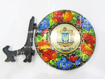 Тарелка с гербом Украины